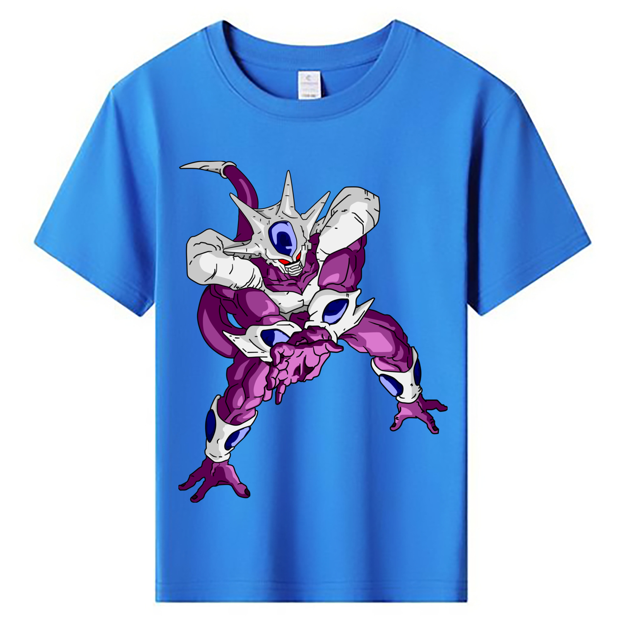 （画像用） ドラゴンボール クウラ DRAGON BALL Cooler Coora 綿100％キッズTシャツ（フロントプリント）